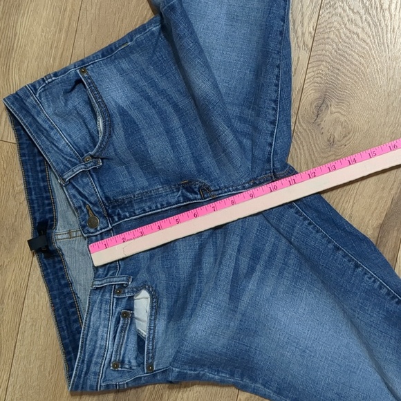 FRYE women's medium wash blue denim mid-rise skinny jeans SZ 12 - Picture 6 of 9